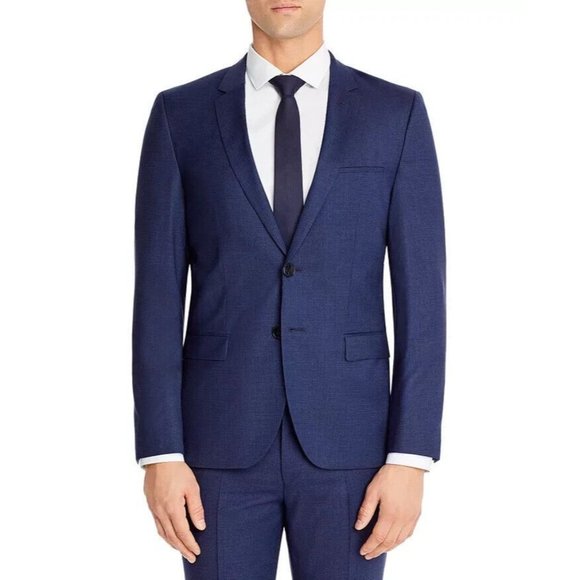 Hugo Boss Other - NWOT HUGO Boss Arti Extra Slim Fit Micro Check Suit Jacket Only 40R Rtl $445